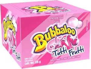 BUBBALOO GUM TUTTI FRUITY 50CT DISPLAY  /  UOM DSP