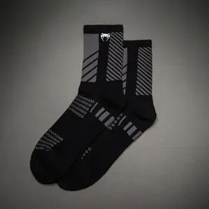 Venum Vector Crew Socks - Black/Grey