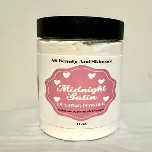 Midnight Satin Scented Dusting Powder| Luxurious Body Powder|Soft Silky, Talc-Free
