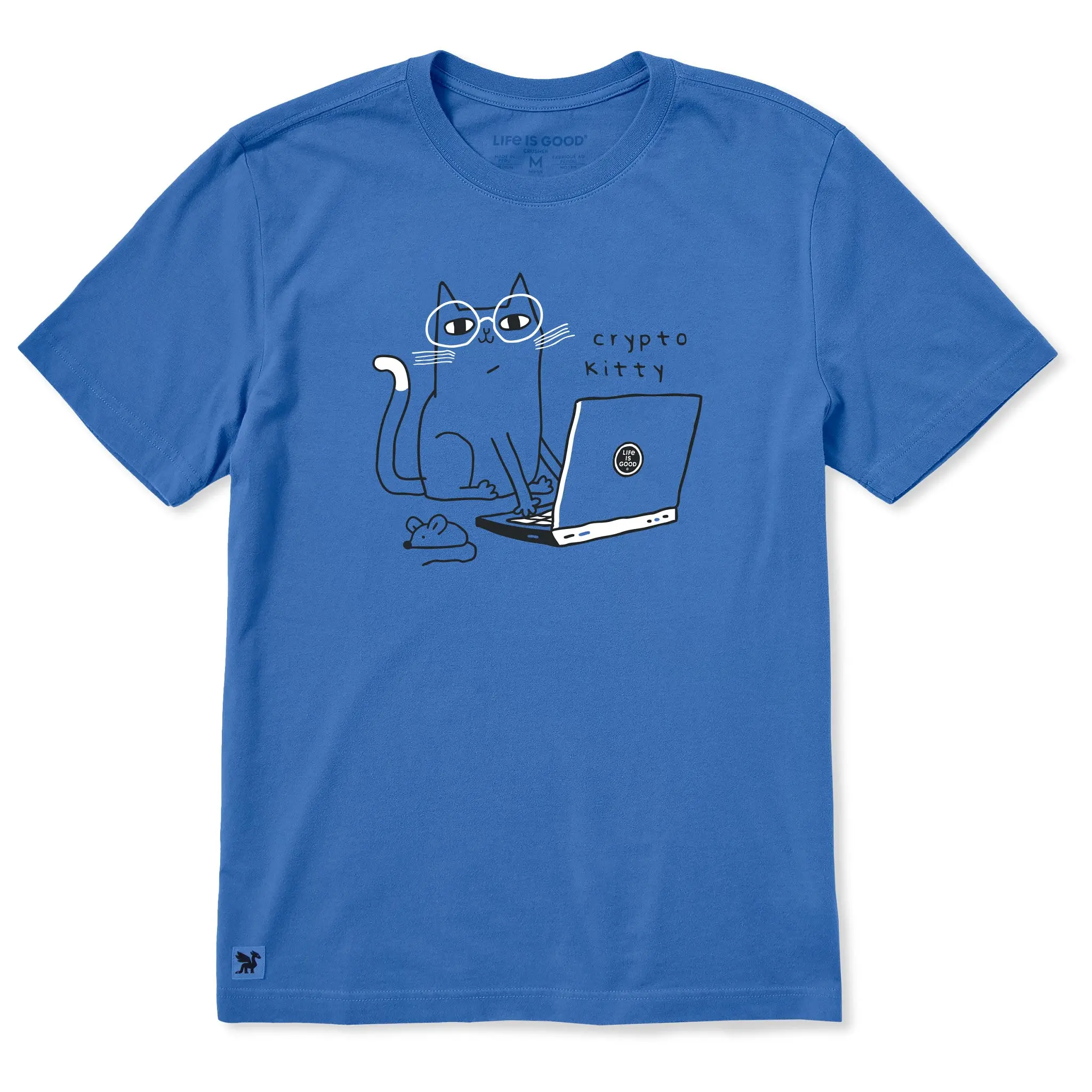 Men's Crypto Kitty Short Sleeve Crusher Tee
