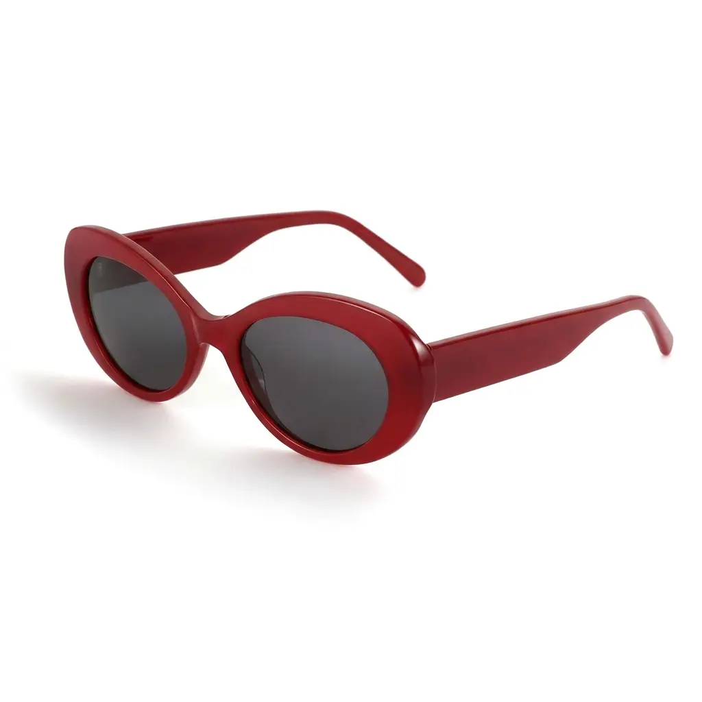 ZENOTTIC Women's Lightweight TAC Oval Polarized Frame Fashion Sunglasses - High Quality Eyewear, UV400 Protection, Stylish Accessories, Statement Frame Glasses, Polarized Vintage Sunglasses for Female Summer Use, Full Rim