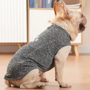 Glow-in-the-Dark Dog Clothes Reflective Stripe Pet Outfit for Small Dogs Teddy Pomeranian Pug Puppy Apparel Night Safety Walking Gear