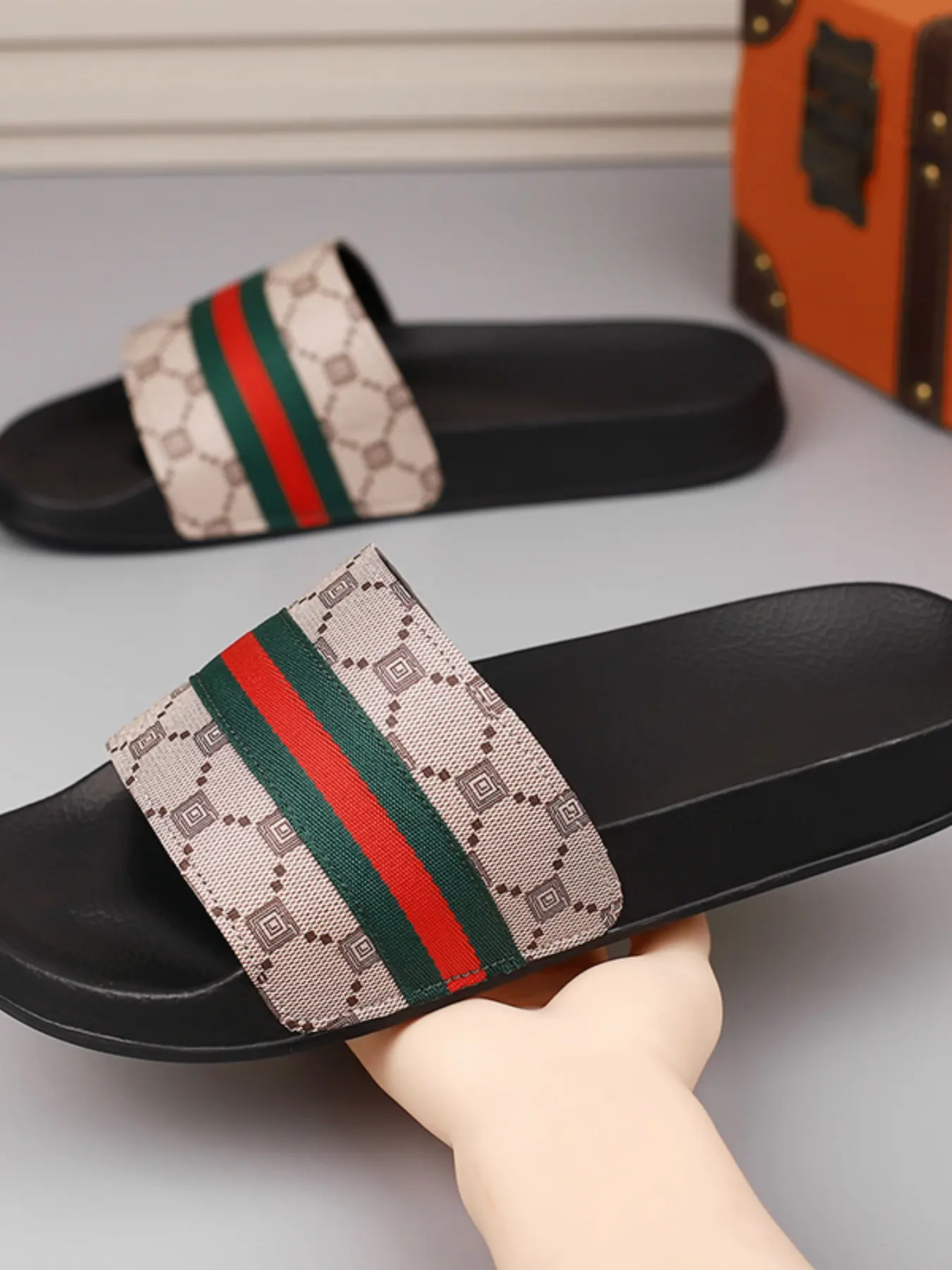 2026 Summer Unisex Sandals, Print EVA Summer Slides, Anti-Slip Comfortable Wear-Resistant Slippers for Home & Beach