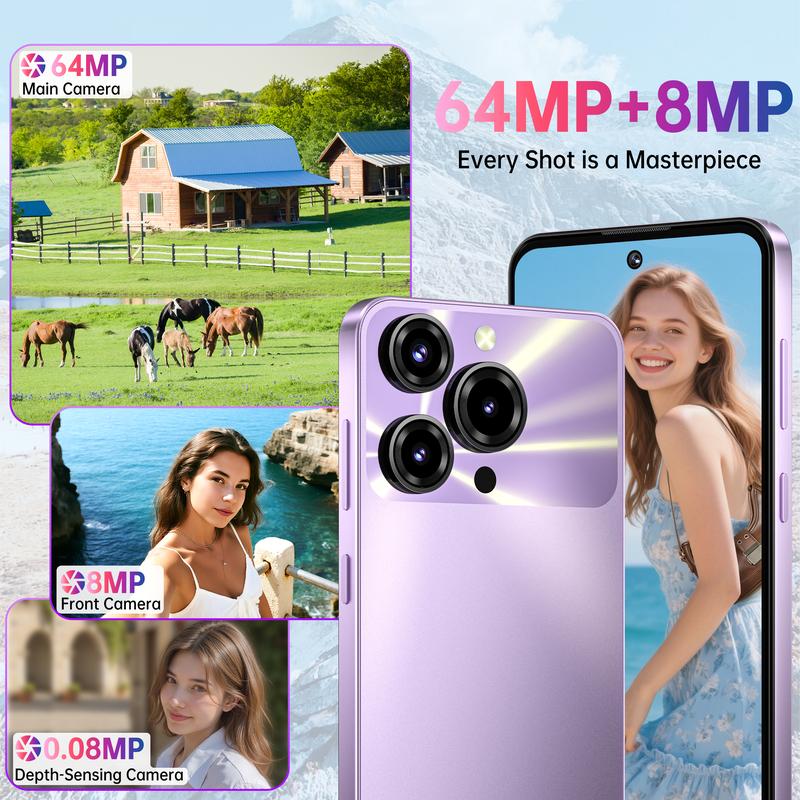 OUKITEL C69 SE Cell Phone Unlocked, 7.2''120Hz Display, 16GB(4+12)+128GB/TF 1TB Smartphone, 6000mAh Battery, Android 15 Phones, 64MP+8MP Camera, 4G Dual SIM Mobile Phone, GPS/OTG/Face ID/T-Mobile