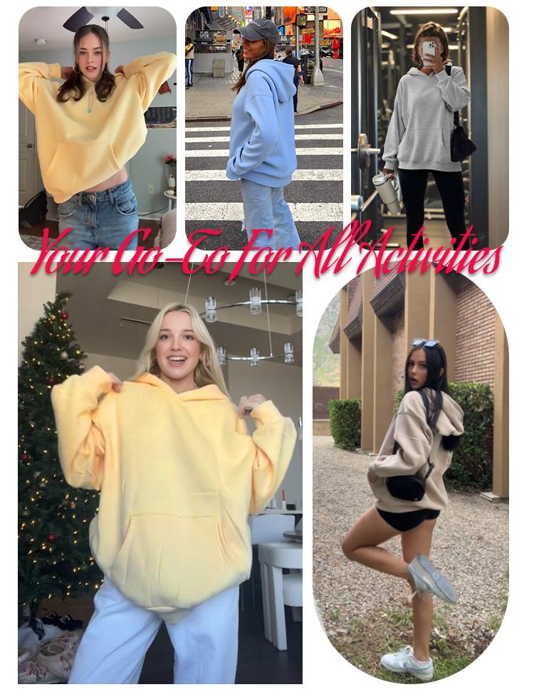 AUTOMET Women's Oversized Hoodies Pullover with Pocket, Casual Fleece Fabric, Minimalist Fall Clothes for Women Fashion Clothes AUTOMET Women's Oversized Hoodies Pullover with Pocket, Casual Fleece Fabric, Minimalist Fall Clothes for Women Fashion Clothes