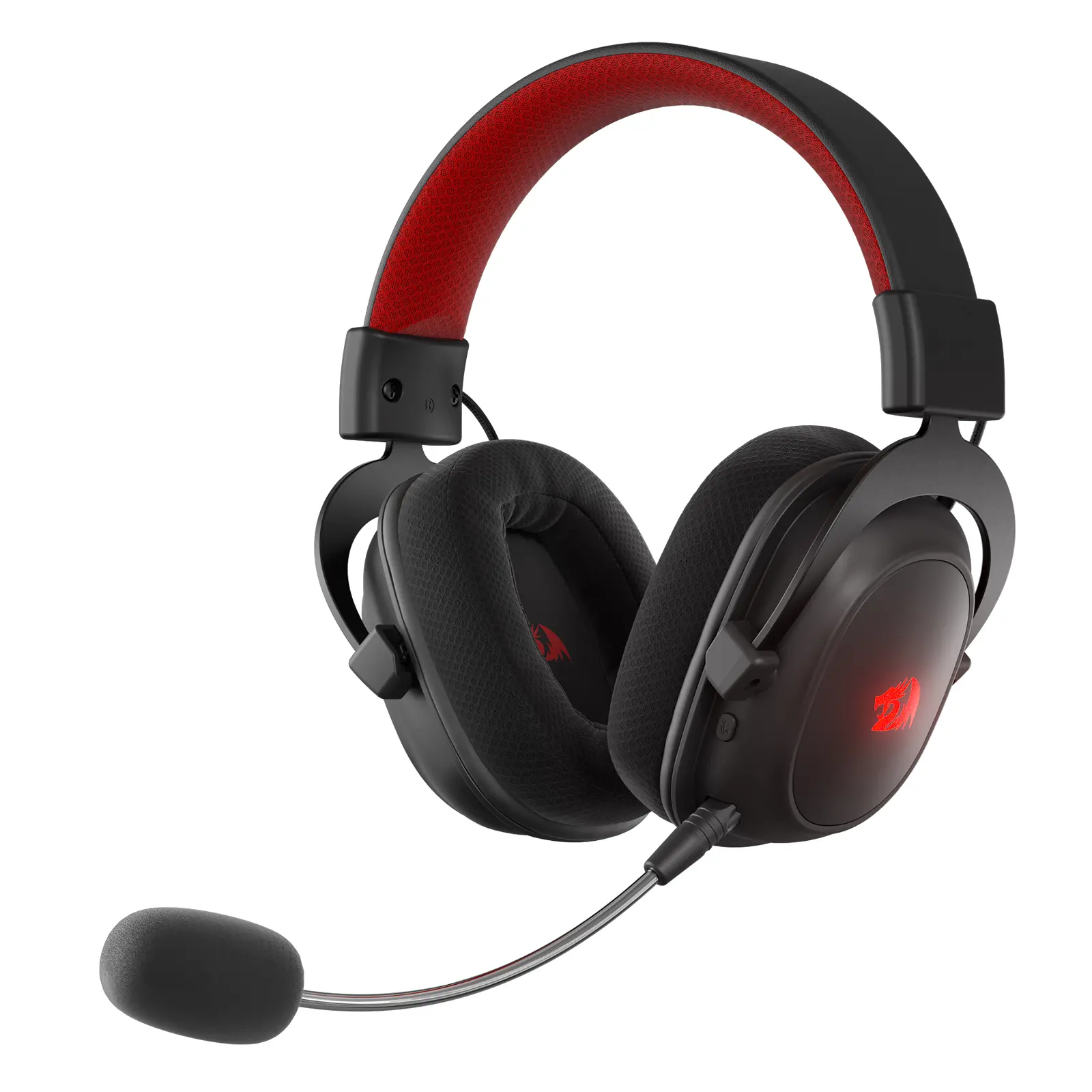 Redragon H510 PRO 3-Mode RGB Gaming Headset - 7.1 Surround Sound - 53MM Audio Drivers in Memory Foam Ear Pads w/Durable Fabric Cover- Multi Platforms Headphone - USB Powered for PC/PS4/NS, Black,back to school,back to school haul