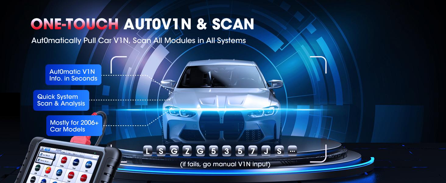 Autel Scanner MaxiCOM MK808S Car Diagnostic Scan Tool Bi-directional All Systems Diagnosis 28+ Services Active Test