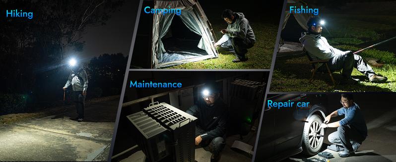 WUBEN E7 1800 Lumen Super Bright Mini EDC Floodlight – 175° Wide Beam, Magnetic Base, 6 Modes, IP68 Waterproof, USB-C Rechargeable for Outdoor, Emergency & Repair