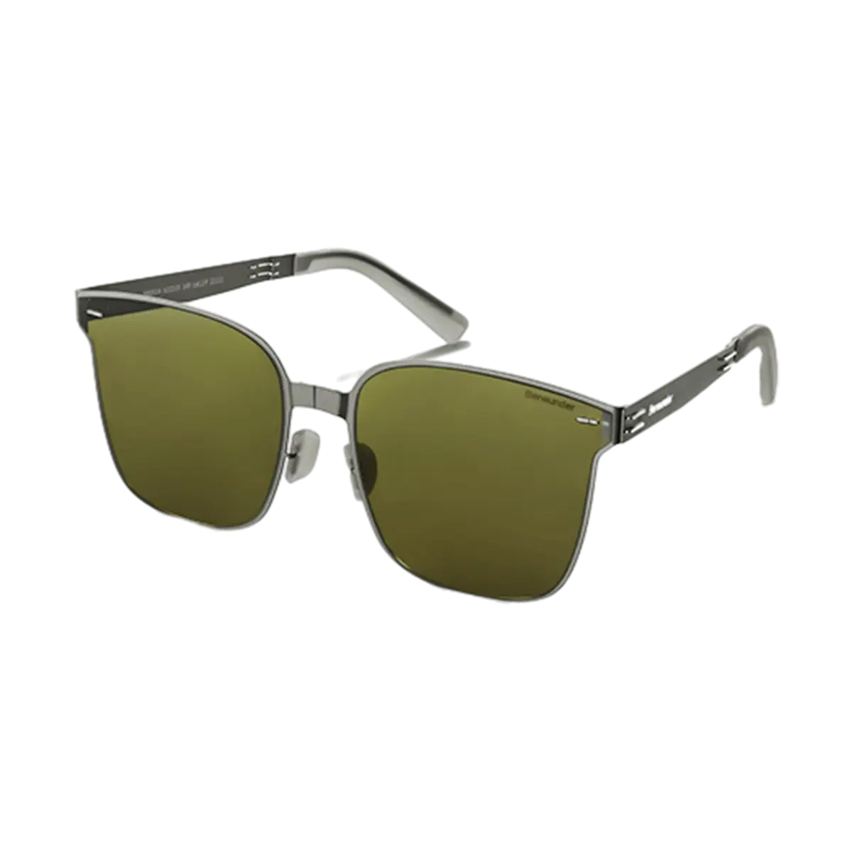 Beneunder Ultra-thin Foldable Sunglasses - Deep Bamboo Moss
