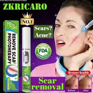 Gentle Skin Scar Smoothing Pen, Professional Marks Remover Tool for Face & Body, Portable Beauty Device, AA Battery Powered, Easy-to-Use Handheld Gadget for Improved Skin Texture.