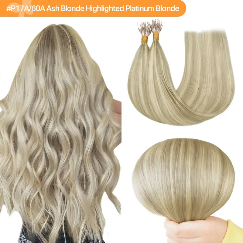 #P17A/60A Ash Blonde Highlighted Platinum Blonde