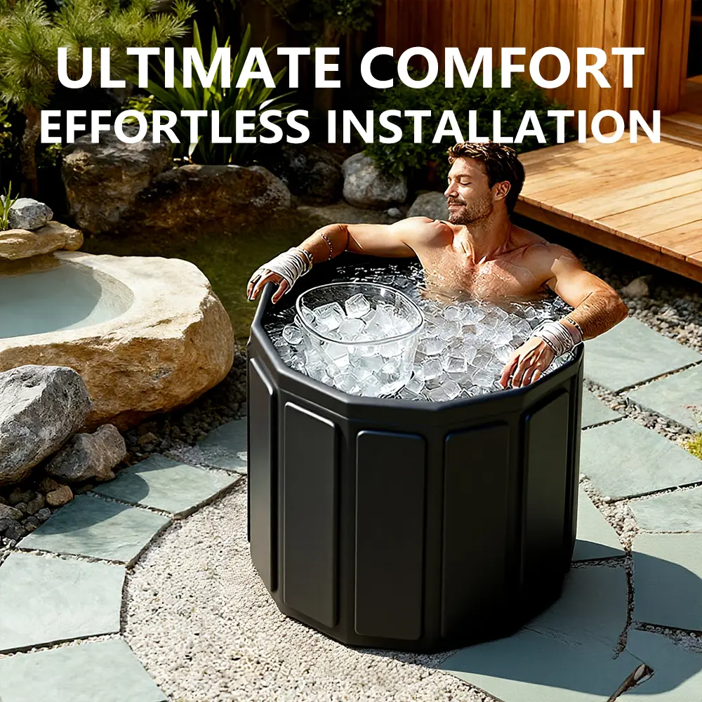 Bathtub Ice Bath Tub Collapsible Ice Bathtub, Soaking Tub