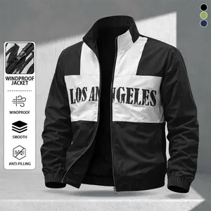 Men’s casual long-sleeve jacket with a windproof stand collar design, suitable for everyday outings and commuting. A stylish American-inspired outerwear piece that pairs well for couples. With a wear-resistant surface, it’s ideal for outdoor adventures li