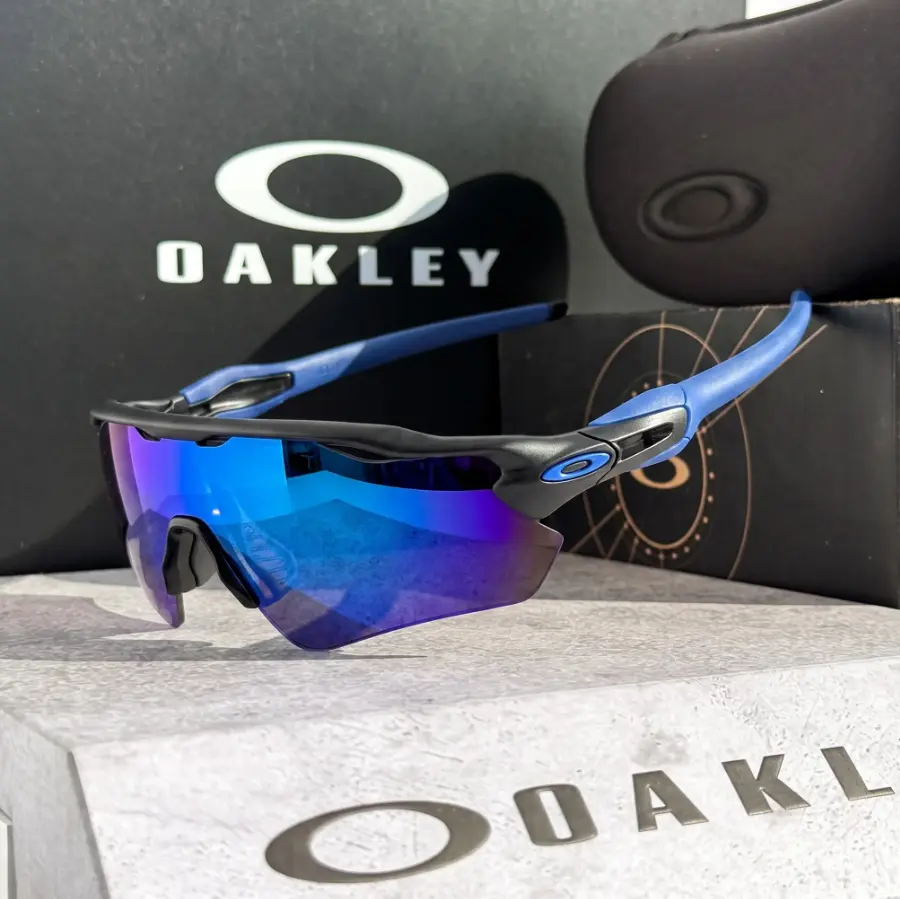 Oakley Premium Sports Sunglasses, UV400 Protection Cycling Running Driving Outdoor Eyewear for Men and Women, Lightweight Performance Sun Glasses