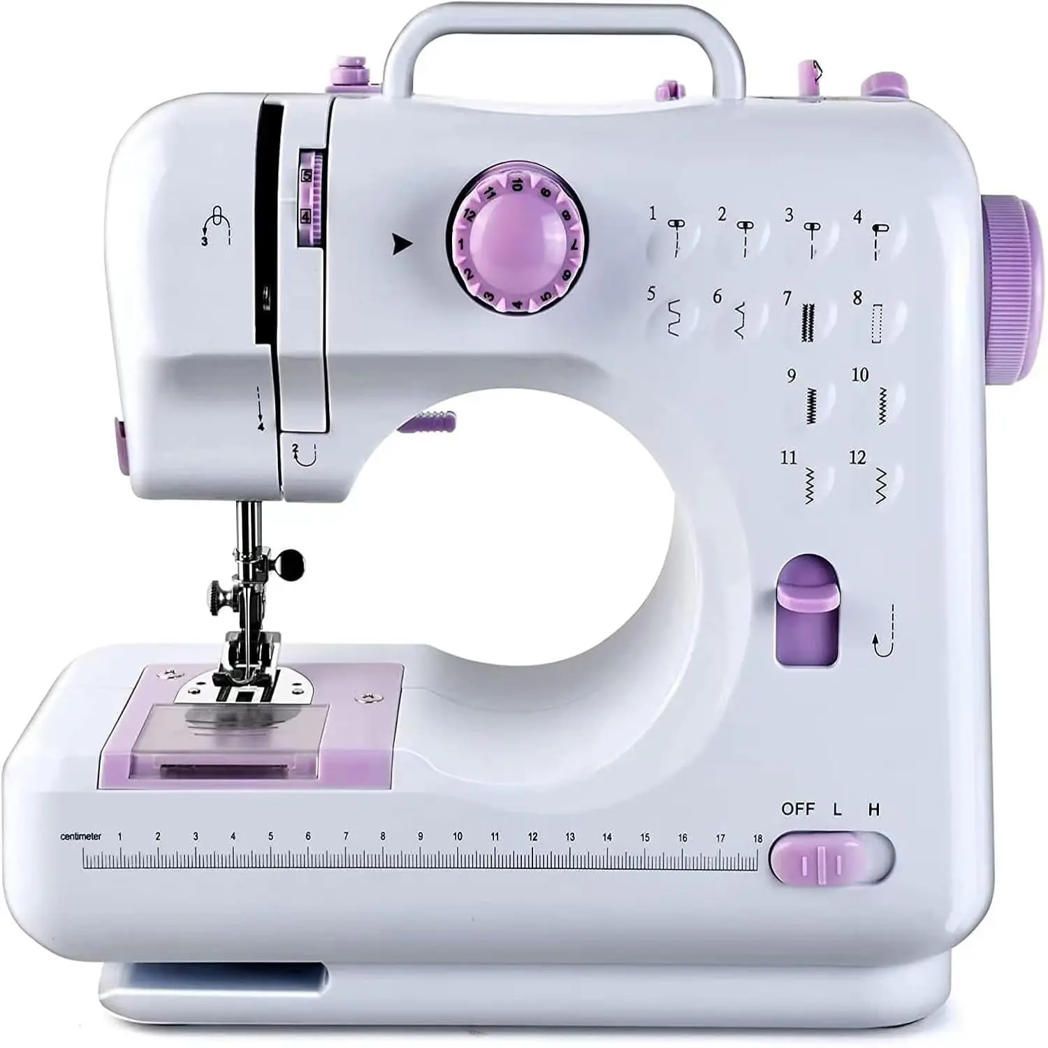 Portable Electric Mini Sewing Machine - Beginner-Friendly, Handheld, Home-Use Model with 12 Built-In Stitches, Dual Speed, Lightweight, Beginner Sewing Machine, Portable Sewing Machine Handheld,home essentials