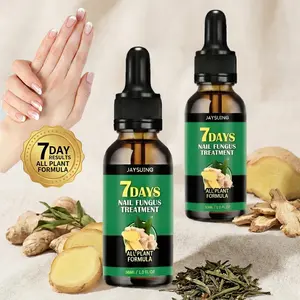 Ginger-scented nail moisturizing natural oil, a nail strengthening oil/liquid, and a unisex nail care product. effect special