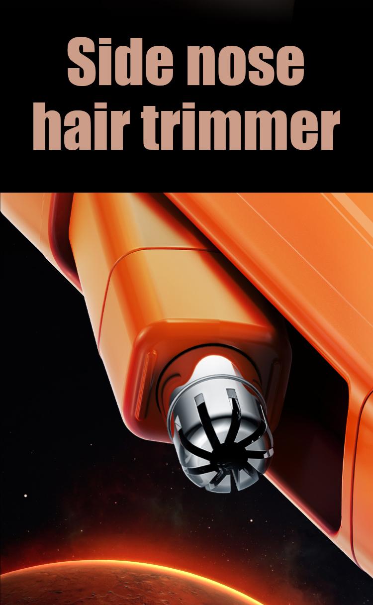 Skyworth XJ32 Dual Ring Shaver, with dual ring floating blade design, high-speed rotating blade, equipped with side wing nose hair trimmer, full body IPX7 waterproof, Long lasting battery life,suitable for short hard beards and delicate men