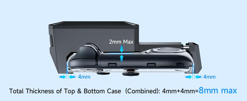 JSAUX Cooling Fan for Nintendo Switch 2 (2025), Cool Down Accessories for Switch 2 (Stepless Adjustable Fan Speed), Cools to Enhance Performance & Extend Console Battery Life - Black (GP0201A)