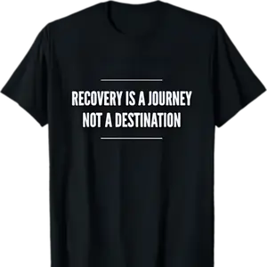 Be Sober Recovery Journey AA Alcoholics NA Narcotics Motivational Unisex-Adults Black T-Shirt Sweatshirt TOP