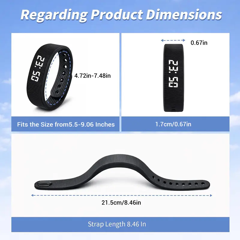 Fitness Tracker with Silent Alarm, Waterproof Band, Step Counter, Built-in USB Plug - No Cables Needed, Ideal for Gym & Travel #SmartWatch #LifeHack Fitness Tracker with Silent Alarm, Waterproof Band, Step Counter, Built-in USB Plug - No Cables Needed, Ideal for Gym & Travel #SmartWatch #LifeHack