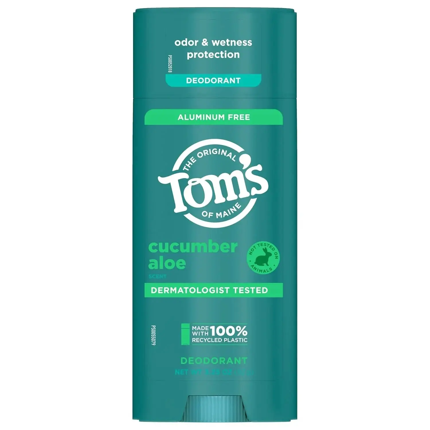 Tom's of Maine Aluminium Free Deodorant, Cucumber Aloe, 3.25oz