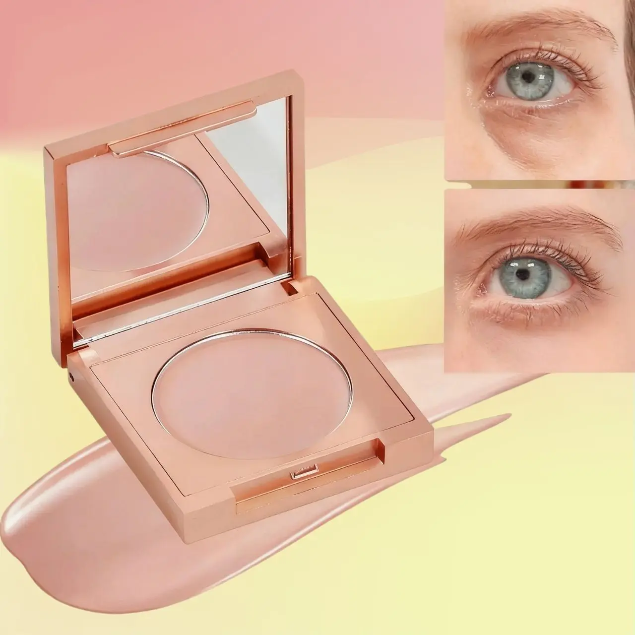 MAYCHEER 3-Piece Concealer & Foundation Set - Waterproof Color Clay CC Corrector with Brush, Lightweight Soft Matte Buildable Makeup Coverage for Light Skin Uneven Tone, Smoothing Daily Wear Cosmetic for Any Flawless Base, Lightweight Buildable Coverage,,