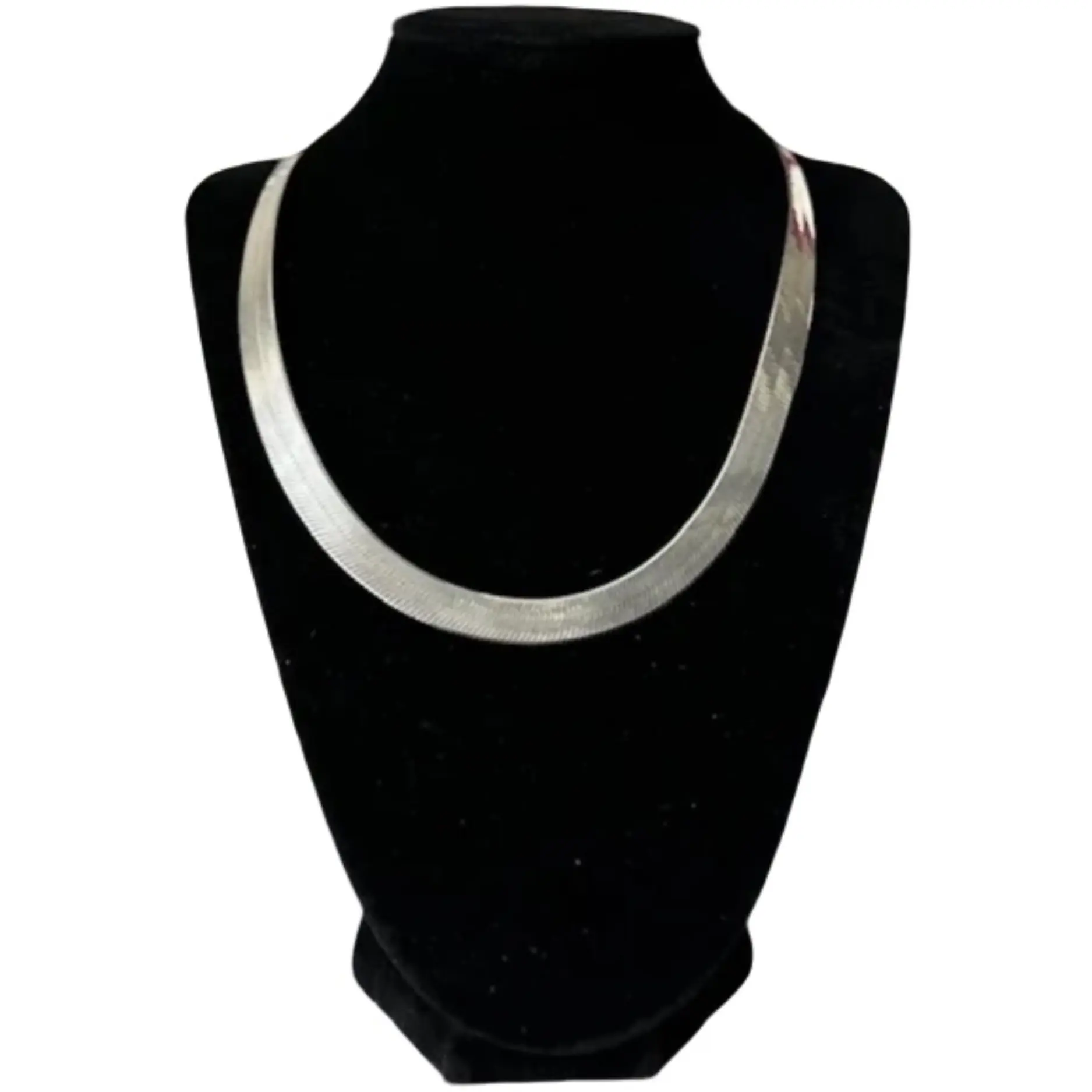 18 "Sterling Silver Herringbone Chain