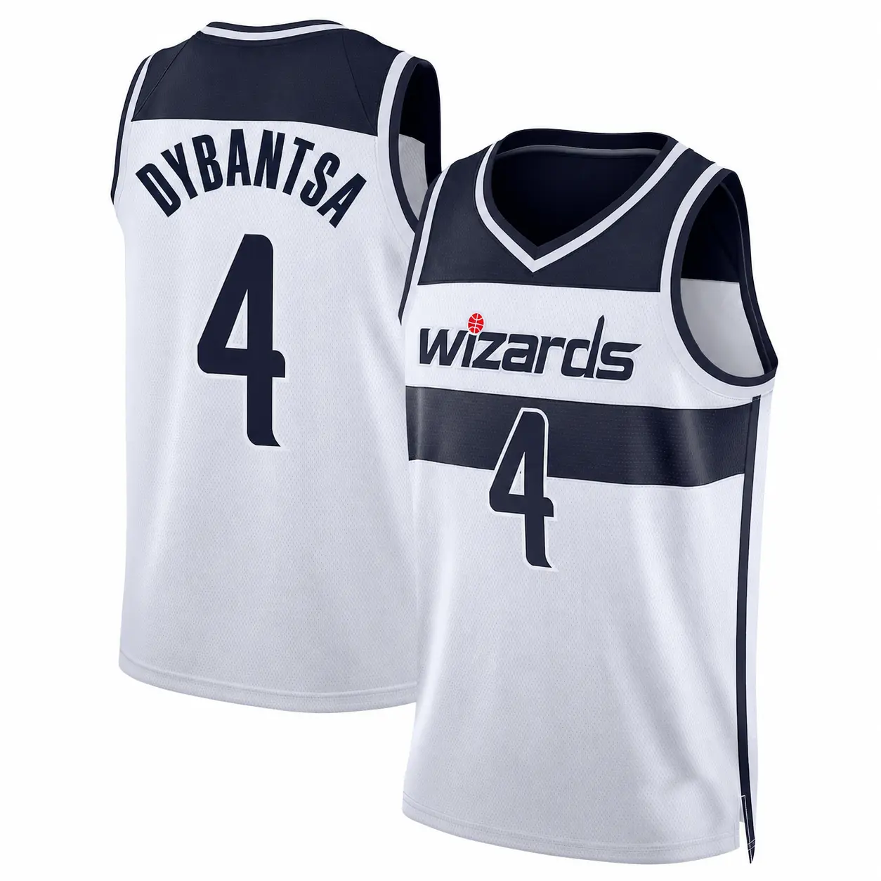 #4 AJ Dybantsa Unisex Swingman Jersey White - Association Edition