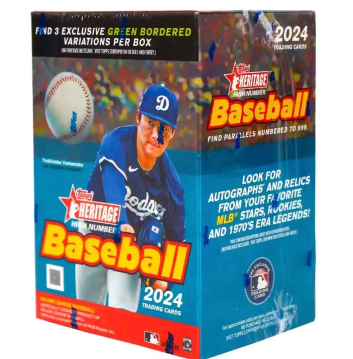 2024 Topps Heritage High Number Baseball Blaster Box