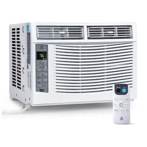 6000 BTU Window Air Conditioner (Window AC Unit), Low Noise, WiFi Enabled Energy-Saving Window AC with Remote & App Control, Timer & Easy Install Kit for Small Bedrooms & Living Room Up to 375 Sq. Ft.