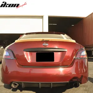 Trunk Spoiler Wing Lip for Nissan Maxima A35 Sedan 2009-2015 ST Style ABS