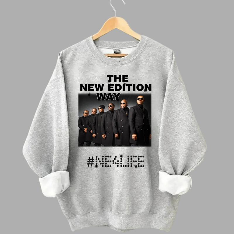 The New Edition Way Tour 2026 Sweatshirt, Vintage R&B Concert Apparel, Music Fan Memory Outfit, Retro Boy Band Merch, Cotton, Short Sleeve, Unisex The New Edition Way Tour 2026 Sweatshirt, Vintage R&B Concert Apparel, Music Fan Memory Outfit, Retro Boy Band Merch, Cotton, Short Sleeve, Unisex