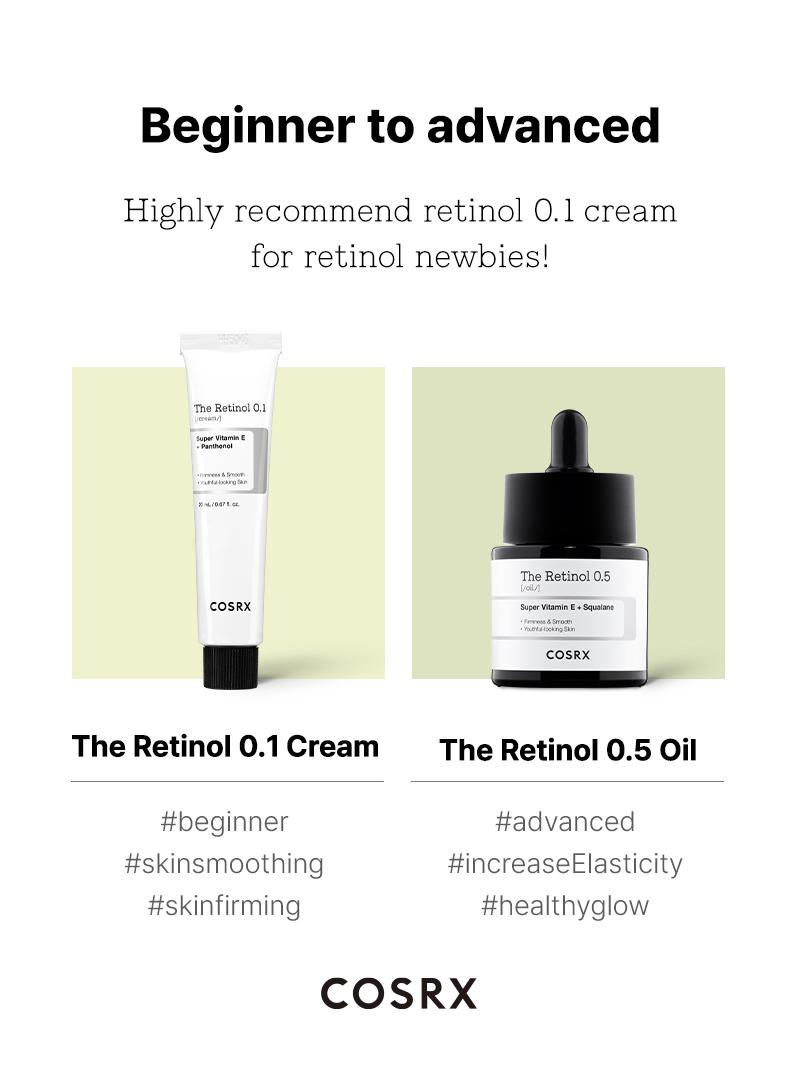 [COSRX Official] The Retinol 0.5 Oil (20ml) | UNIQUELY DELIVERS HIGHLY-CONCENTRATED PURE RETINOL TO PREVENT SIDE EFFECTS Serums Skincare