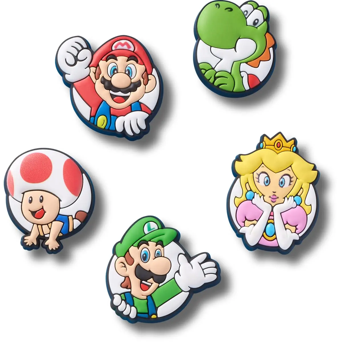 Crocs Jibbitz Super Mario Shoe Charms, Personalize Shoes, Totes, and Bags