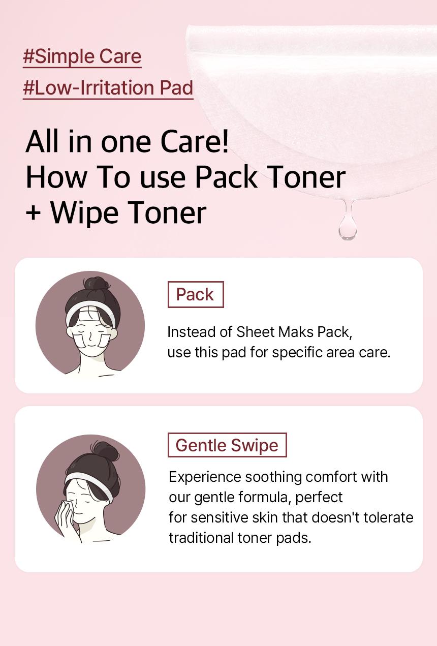 [mixsoon Official Shop] Collagen Toner Pad 5.74 fl.oz / 170ml / 110 Sheets - Vitality & Nutrition Toner Pads, Korean Skincare for Glass Skin