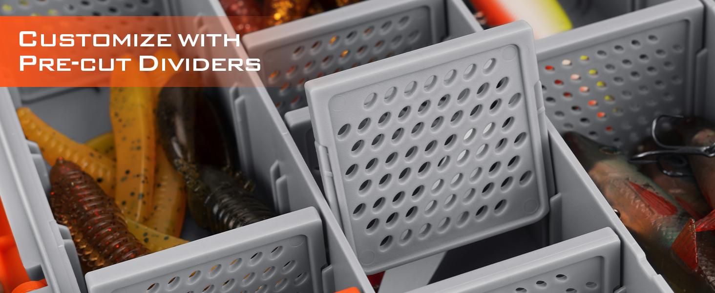 KastKing HyperSeal Waterproof Tackle Box, Waterproof 3600 and 3700 Tackle Trays, Fishing Tackle Box Organizer with Removable Dividers, Lure Box and Terminal Tackle Storage   Kast,King reels