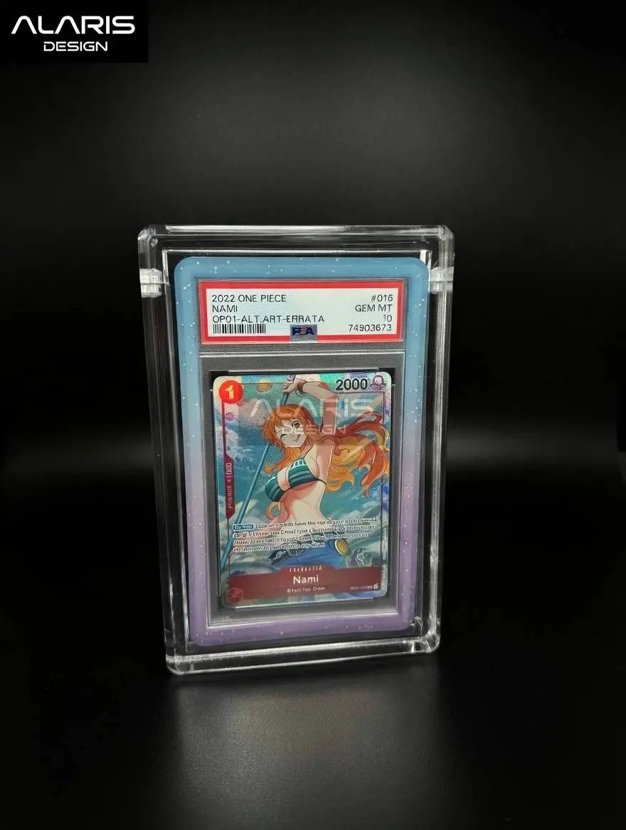 PSA Graded Card Acrylic Magnetic Display Case For Graded Guard Bumpers Installed PSA Graded Card Acrylic Magnetic Display Case For Graded Guard Bumpers Installed