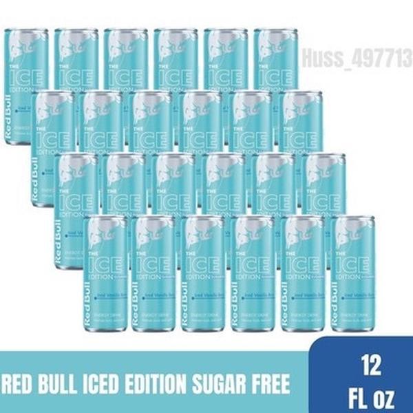 Red Bull Iced Vanilla Berry Energy Drink, with 114mg Caffeine plus Taurine & B Vitamins, 12 Fl Oz