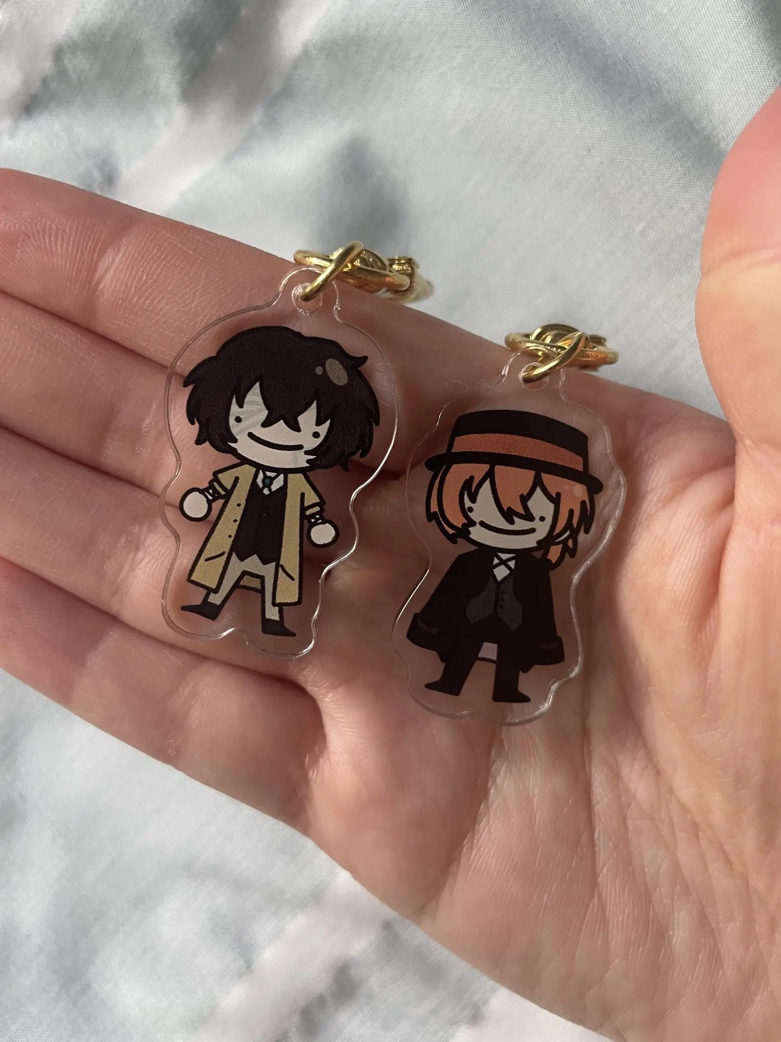 BSD Acrylic Keychains Birthday Gift For Fan Bags Accessories
