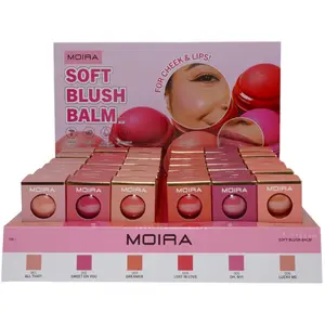 Bálsamo Rubor Suave Moira Beauty - Venta al por Mayor Display 36 Unidades (SBBSET1)