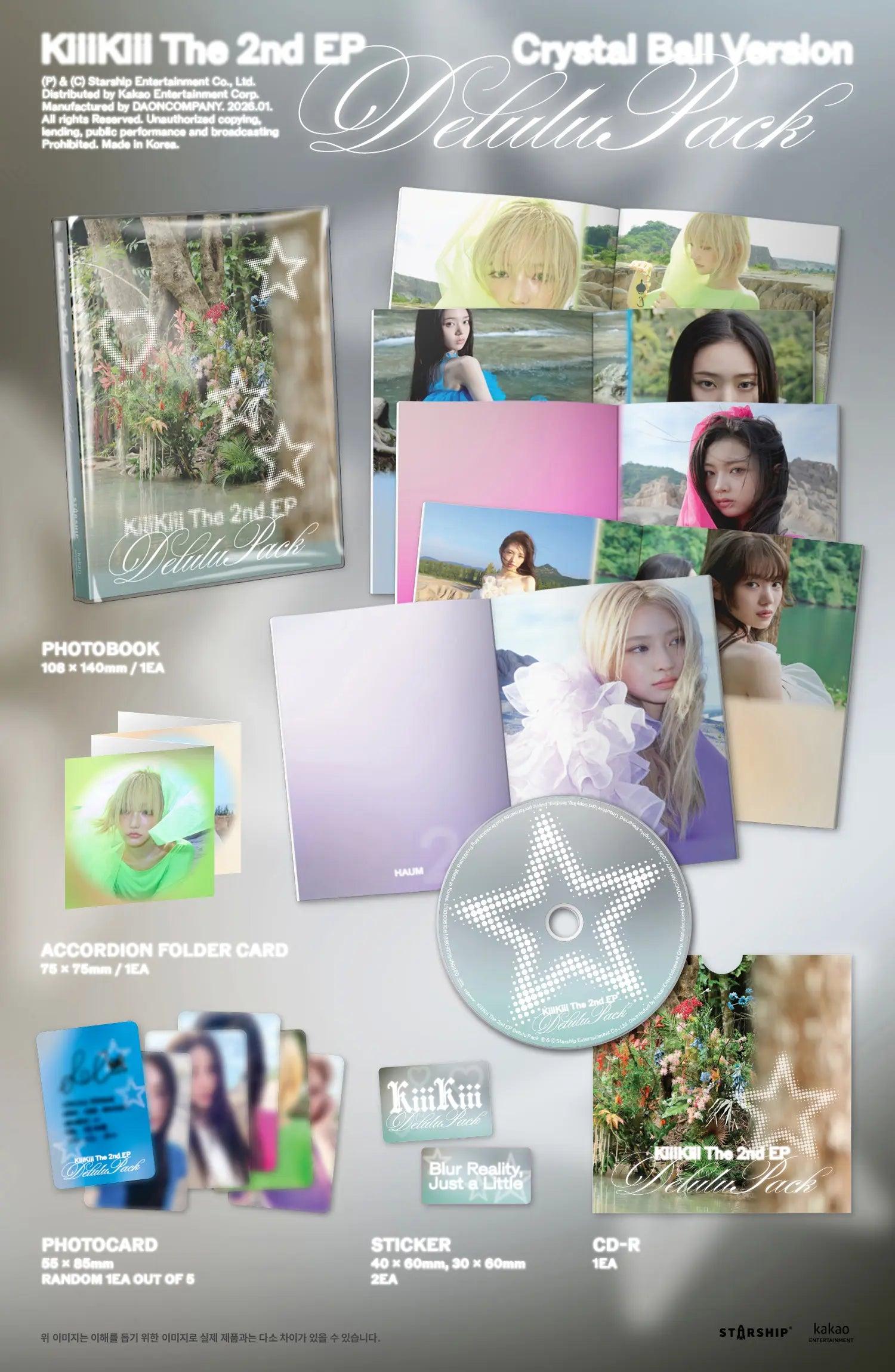 KiiiKiii – DELULU PACK (2nd EP) [CRYSTAL BALL Ver.] | Official K