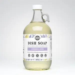 Dish Soap | Lavender & Lemon, 64 oz Glass