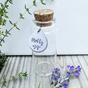 Custom Pet Whiskers & Fur Memorial Jar