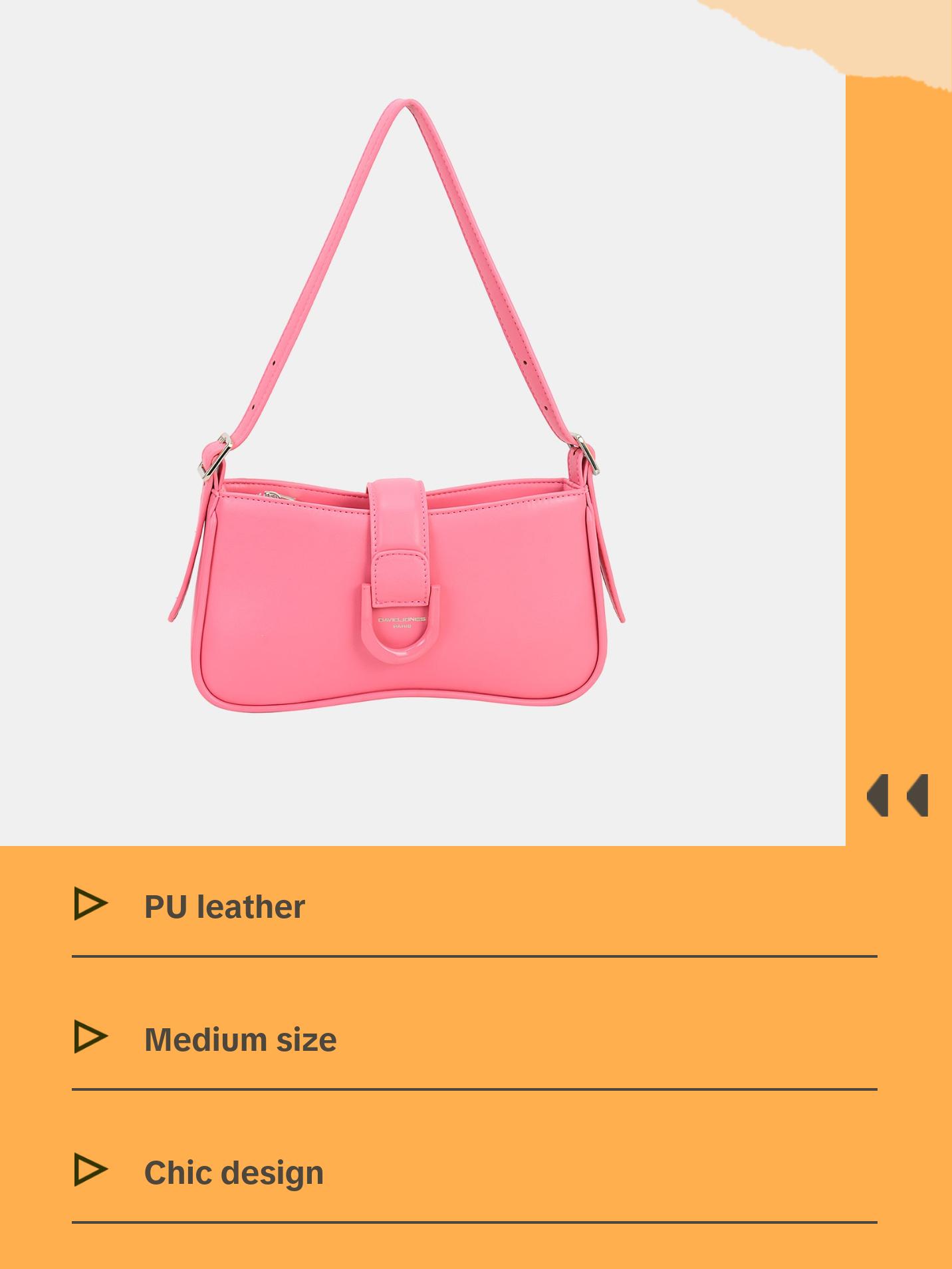 David Jones PU Leather Shoulder Bag