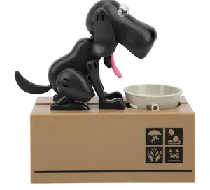 Robotic Dog Coin Piggy Bank Automatic Money Saving Box Toy- surprise color dog