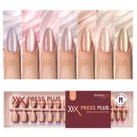 MediumAlmond【ChampagneAurora】16Sizes224Pcs【OnlyTip