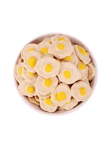 Helety Dog Treats Cat Treats Egg Fried Treats, Meal Topper & Training Snacks for Pets, Natural High Protein Treats for Dogs and Cats