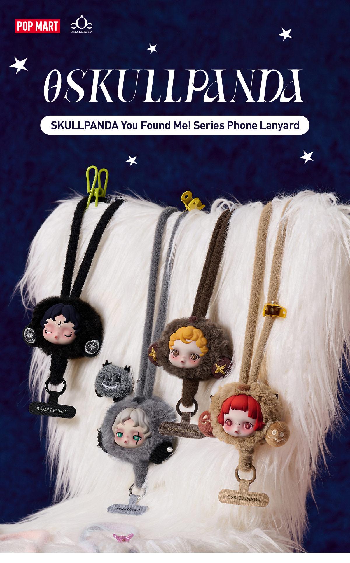 POP MART SKULLPANDA You Found Me！Series Phone Lanyard