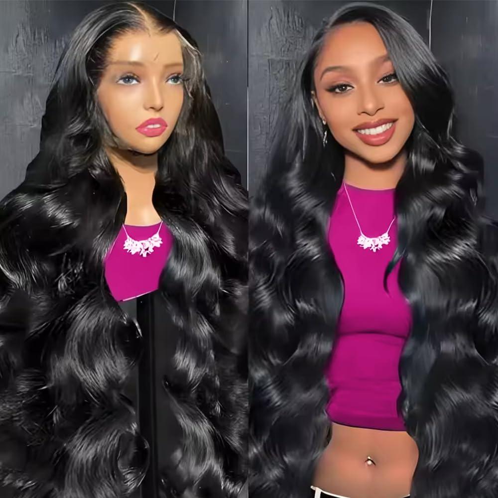 99J Burgundy 13x6 Hd Transparent Lace Frontal Wig Pre plucked Straight /Body Wave Lace Front Wigs Human Hair For Women 180% Density