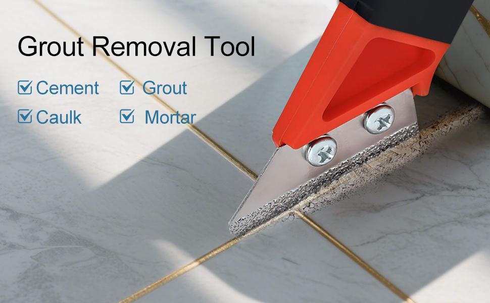 25PCS Caulking Tool Kit, Stainless Steel Caulk Remover Tool, 4 in 1 Grout Removal Tool for Bathroom, Kitchen, Floor, Window, Sink Joint, Frames Seal